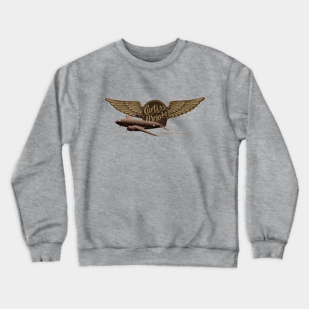 C-46 "Commando" Crewneck Sweatshirt by Caravele